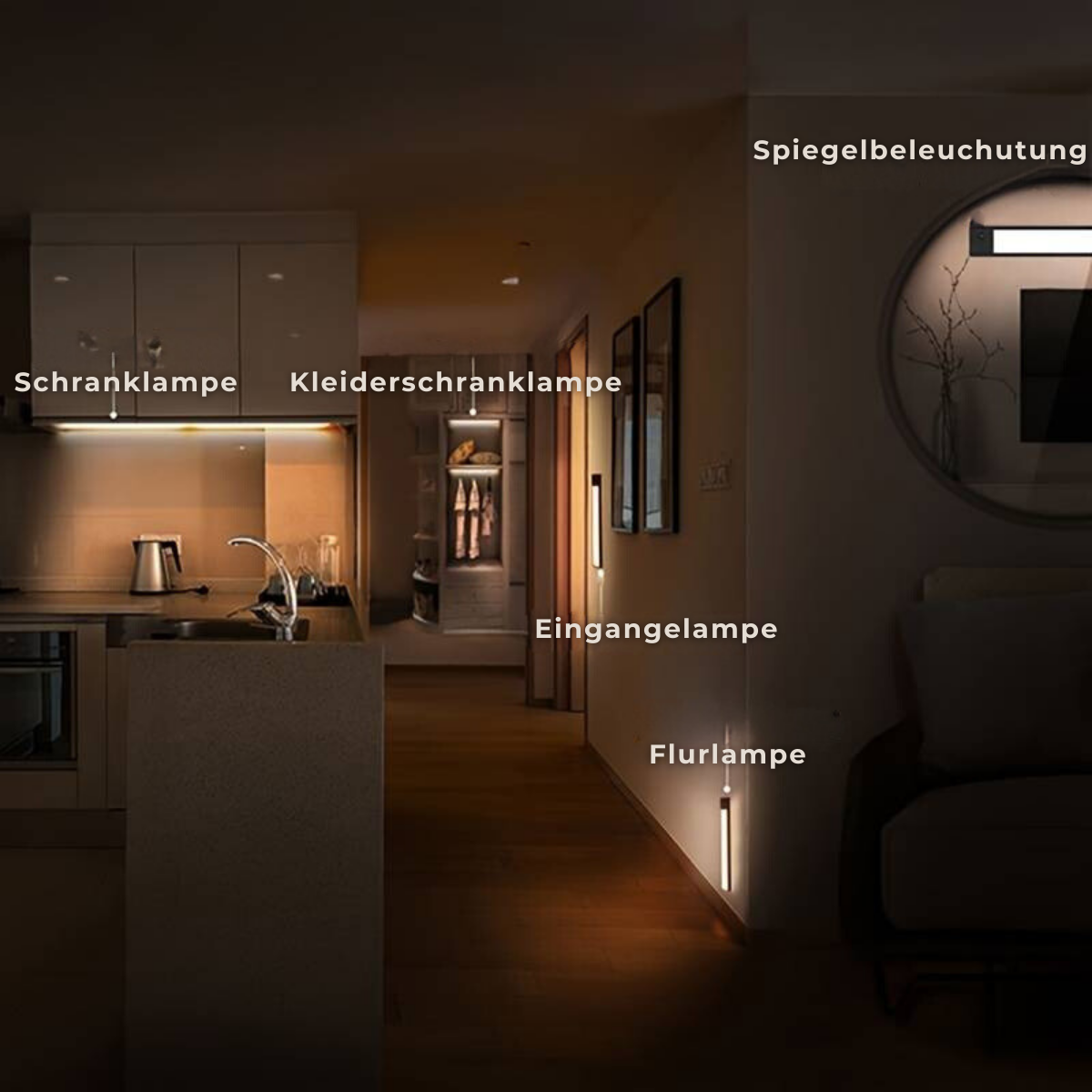 Luminarlux | USB-LED-lampa med sensormodus