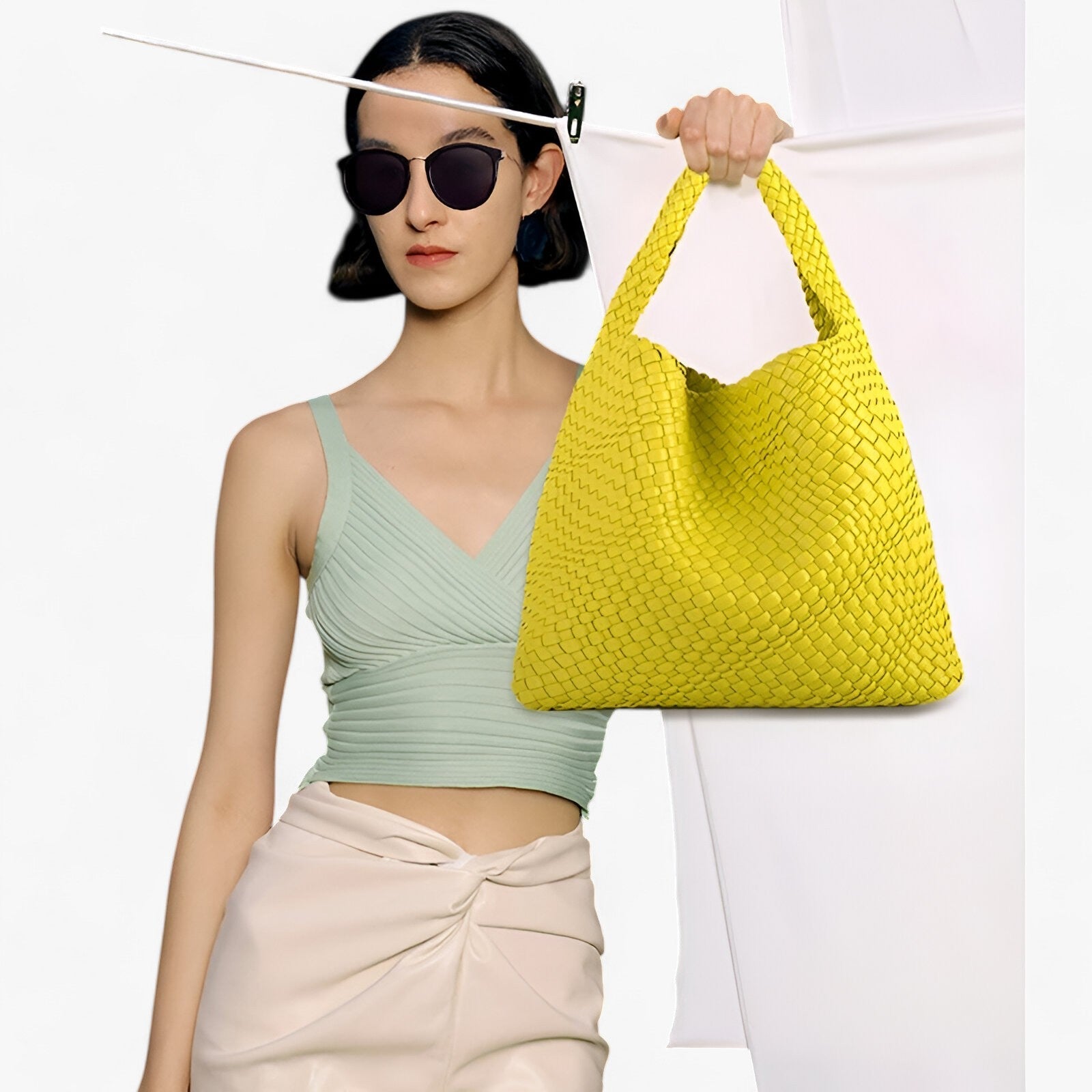 Jade | Woven bag - Elegant och praktisk