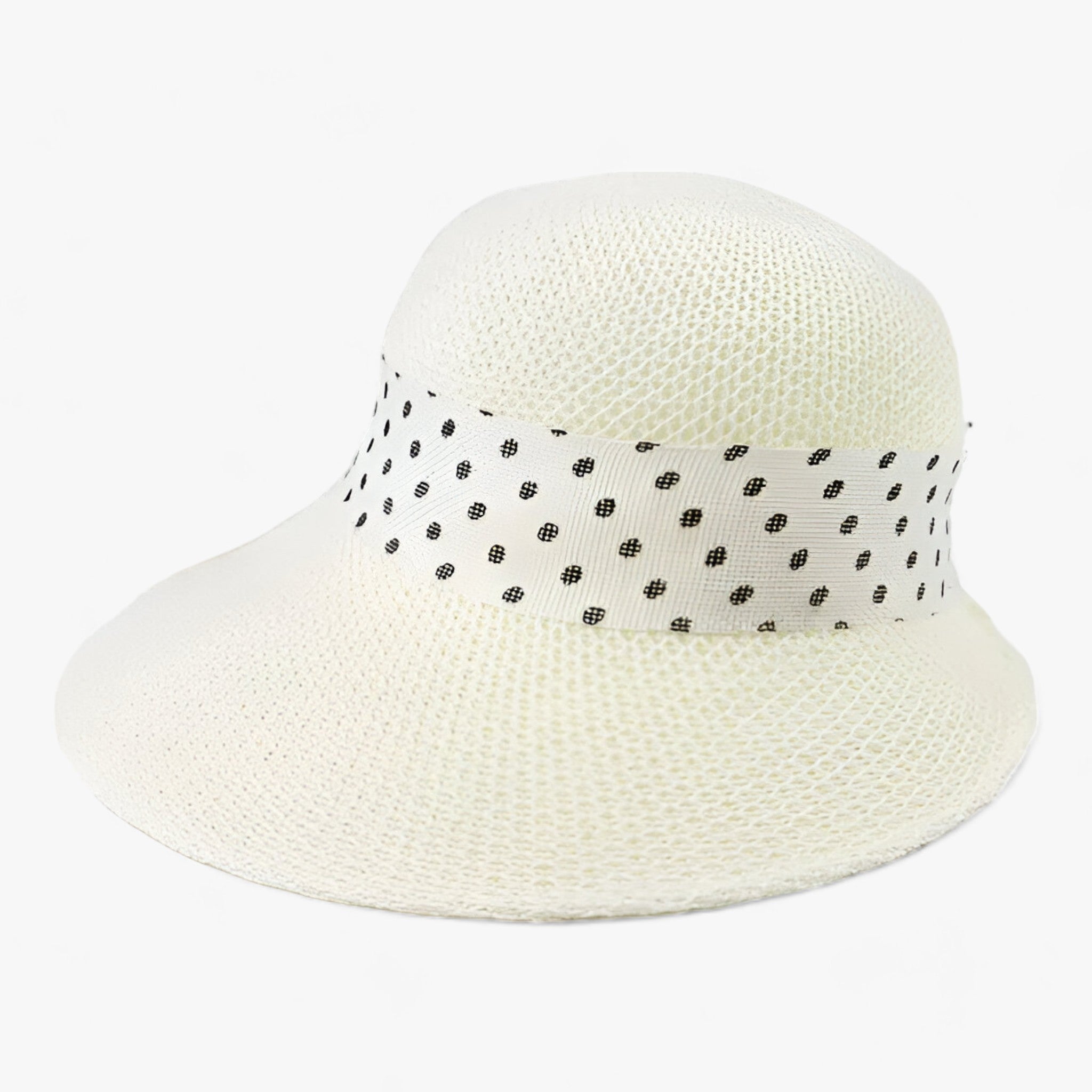 BELLE | Solhatt med bred skärm - Elegant UV-skydd