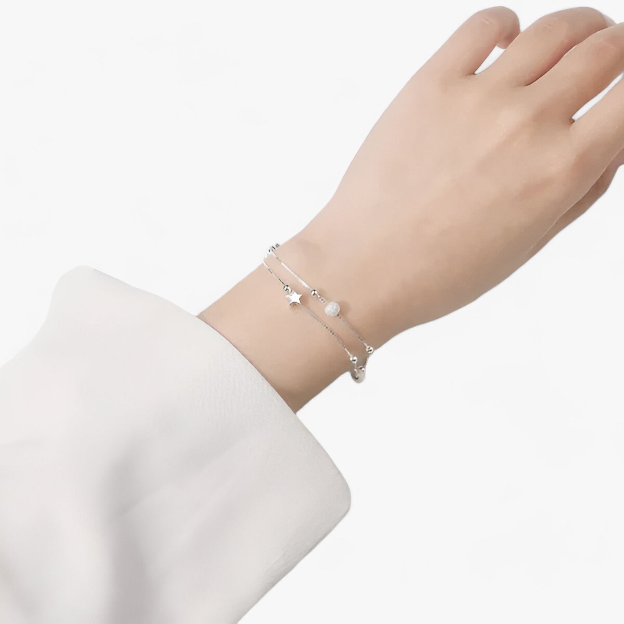 STELLAR - Sterling Silver Armband - Glamourös Smycke för Särskilda Tillfällen