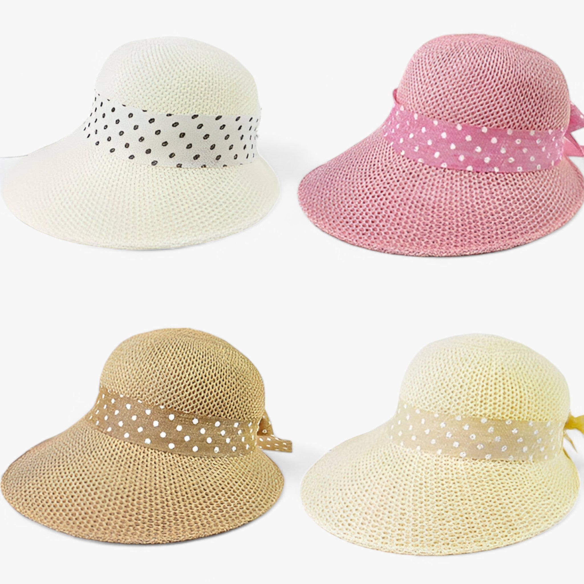 BELLE | Solhatt med bred skärm - Elegant UV-skydd